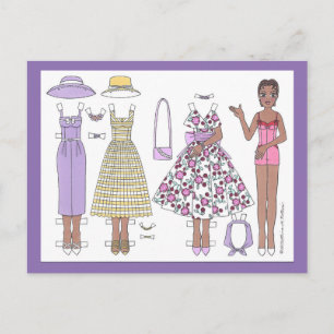Postale Cinquante ans fabuleux : Alicia Papier carte posta