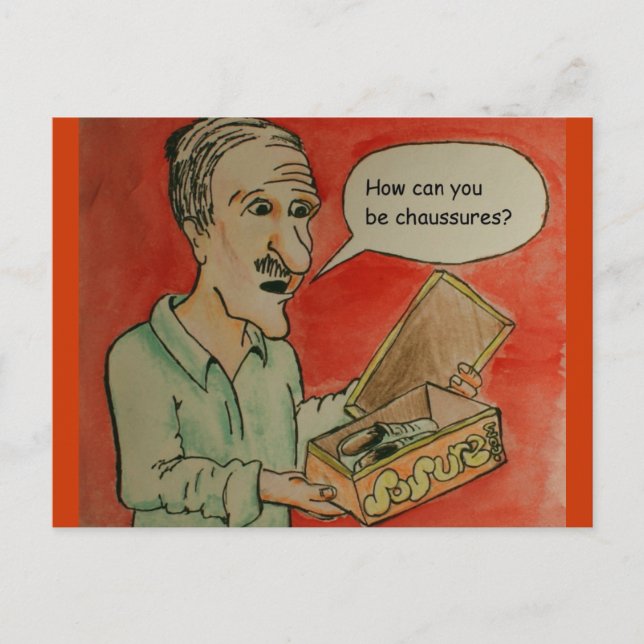 Postale Comment Pouvez-Vous Être Chaussures ? Carte postal (Devant)
