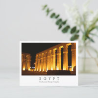 Complexe du temple de Karnak, Egypte, Carte postal