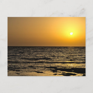 Postale Coucher de soleil à Paphos, Chypre (2485) Carte po