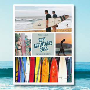 Postale Créez votre propre surf surf été photo Carte posta