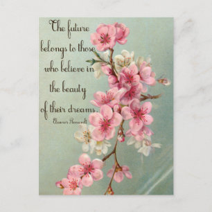 Postale Croyez en vos rêves Eleanor Roosevelt Carte postal