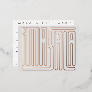 Postale De Vacances En Aluminium Carte cadeau Imasala