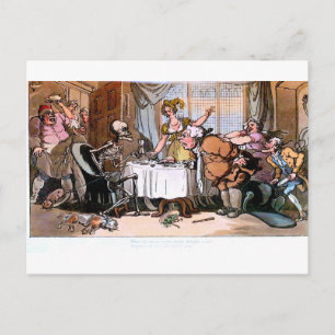 Postale Death Do Ces Repas Savoureux Vous enchantent carte