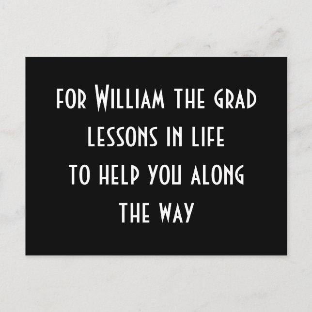 Postale Délégation Paroles De Conseil Carte Leçons (Devant)