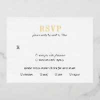 Jocelyn Modern Wedding Carte RSVP