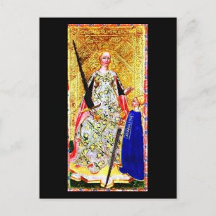 Postale Divination Vintage carte postale-Tarot 12