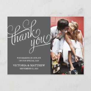 POSTALE ÉCLAIRÉ   CARTE POST MERCI MARIAGE