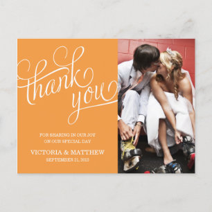POSTALE ÉCLAIRÉ   CARTE POST MERCI MARIAGE