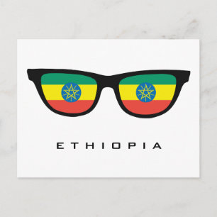 Postale Ethiopie Shades texte personnalisé et carte postal
