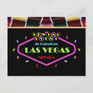 Postale ÉVÉNEMENT DE VOIE Dans Fabulous Las Vegas Carte Po