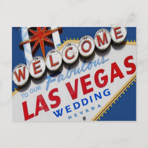 Postale Faire-part Bienvenue sur notre carte de mariage fabuleuse de 