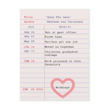 Carte de bibliothèque Enregistrez la date carte po