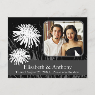 Postale Faire-part Carte de mariage personnalisée avec photo Date de
