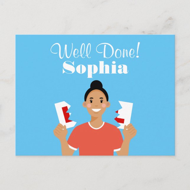 Postale Faire-part Carte de présentation de l'annonce de l'avatar du  (Devant)