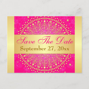 Postale Faire-part Carte de sauvegarde de date à motifs ornementaux r
