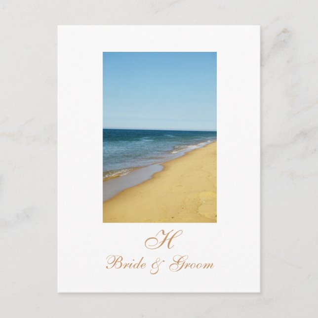 Postale Faire-part Carte de sauvegarde de date de destination (Devant)