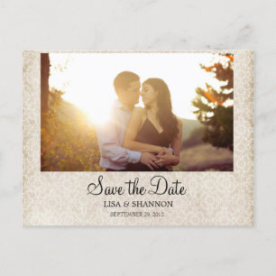 Postale Faire-part Carte de sauvegarde de la date