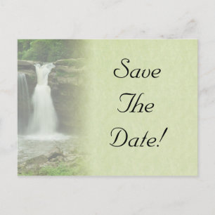 Postale Faire-part Carte de sauvegarde de mariage de cascade
