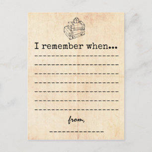 Postale Faire-part Carte de souvenir de remise de diplôme vintage