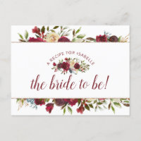 Carte Mistletoe Manor Winter Bride to Be Recette