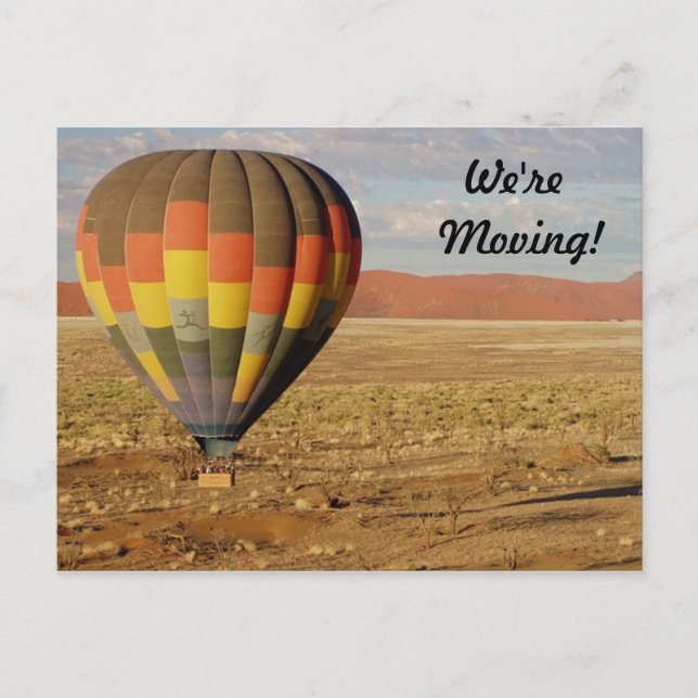 Postale Faire-part Changement d'adresse la carte (Devant)