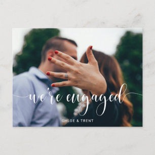 Postale Faire-part Nous sommes fiancés Carte de déclaration de fiança