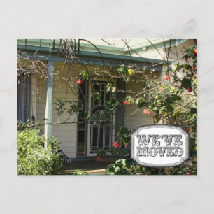 Postale Faire-part Nouvelle Adresse Déménagement Maison Photo Carte P