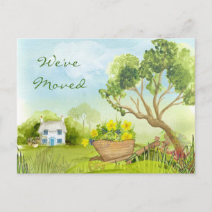 Postale Faire-part Nouvelle adresse que nous avons déplacée carte pos
