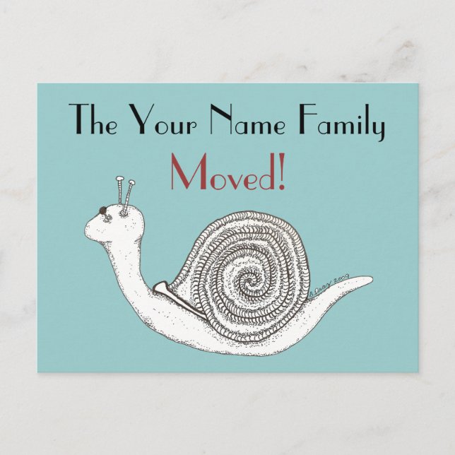 Postale Faire-part Nouvelle carte d'accueil (Devant)