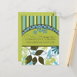 Postale Félicitations Petite-Fille Toute Carte D'Occasion