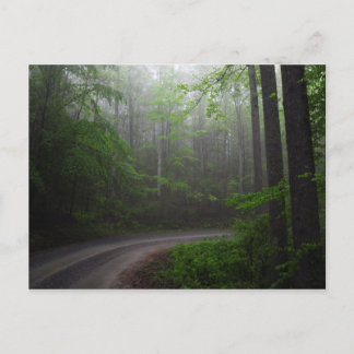 Postale Forêt nationale de Pisgah, Caroline du Nord carte 