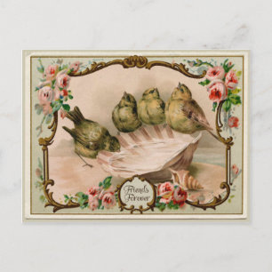Postale Friends Forever Bird Reproduction Vintage Carte po