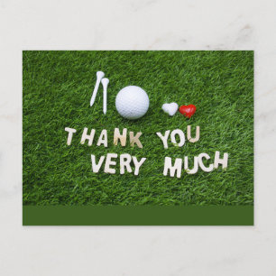 Postale Golf Carte de remerciements Fairway Gratitude