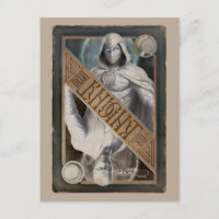 Graphisme de carte ancienne de Moon Knight/Mr. Kni
