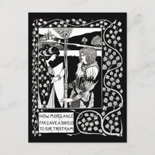 Postale Illustration Vintage carte postale-Aubrey Beardsle