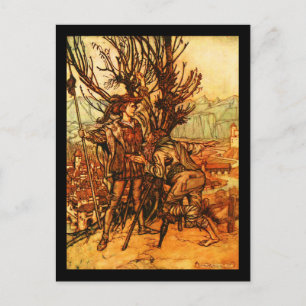 Postale Illustration Vintage carte postale-Rackham 16