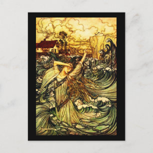 Postale Illustration Vintage carte postale-Rackham 25