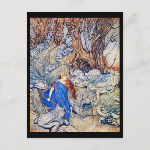 Postale Illustration Vintage carte postale-Rackham 34