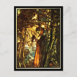 Postale Illustration Vintage carte postale-Rackham 35