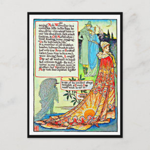 Postale Illustration Vintage carte postale-Walter Crane 25