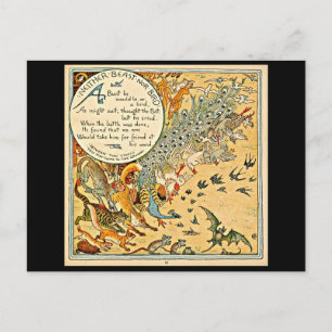 Postale Illustration Vintage carte postale-Walter Crane 54