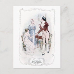 Postale Jane Austen Mansfield Park Illustration Carte post