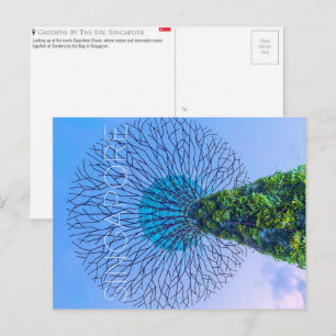 Postale Jardins au bord de la baie, Singapour Carte postal