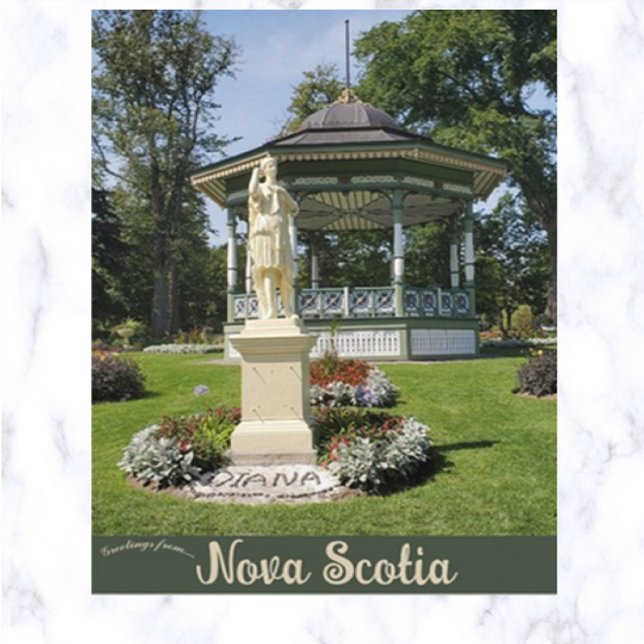 Postale Jardins publics d'Halifax Nouvelle-Écosse Carte po (Créateur téléchargé)