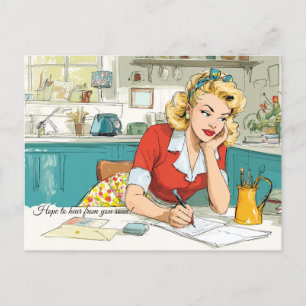 Postale J'espère avoir de vos nouvelles bientôt ! Carte po