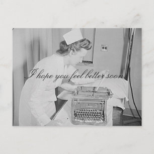 Postale J'Espère Que Tu Te Sens Mieux Bientôt Carte Postal