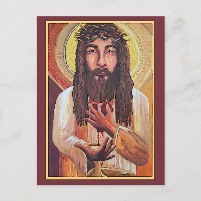 Postale Jesus Flat Carte de remerciements (Devant)