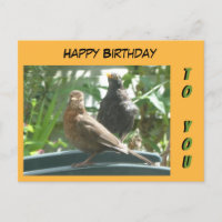 Jolie carte de vœux d'anniversaire avec couple de 