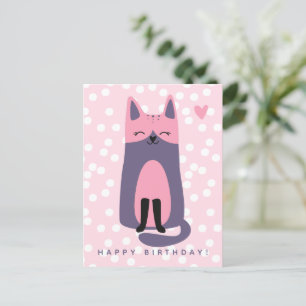 Postale Jolie carte de vœux d'anniversaire pour enfants av